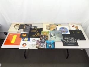 Lot of Vintage LP and 45 rpm Records