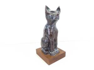 13 HEAVY Cat Statue Sculpture