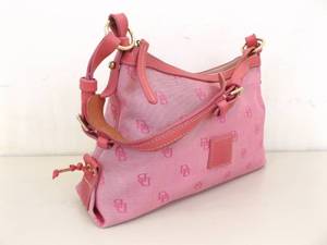 AUTHENTIC Vintage Dooney Bourke Signature Pink Bag
