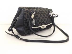 Authentic Black COACH Signature Bag