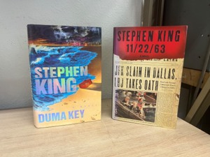 2 First Editions Duma Key and 112263 by Stephen King