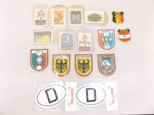 Lot of Vintage Travel Suitcase Decals and Bumper Stickers