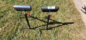 lot 519 image: Pair of Adjustable Roller Support for siding