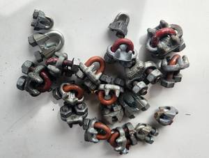 lot 539 image: Cable Clamps Jar
