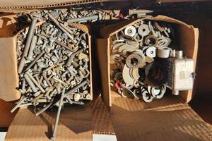 lot 572 image: LARGE LOT Misc Nuts Bolts Screws EXTREMELY HEAVY