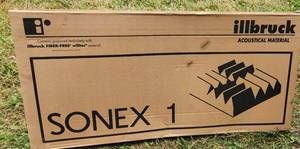 lot 594 image: SONEX Acoustical Material Foam New in Box 50x25