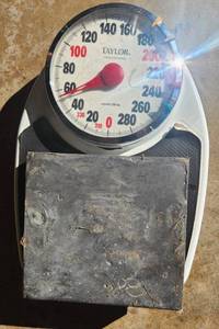 lot 606 image: Lead Slug 55 lbs 10 x 9
