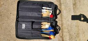 lot 669 image: Large log of Xylophone Drum Sticks in Case