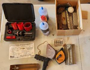 lot 703 image: Morse Plumbers Hole Saw Set  Tools