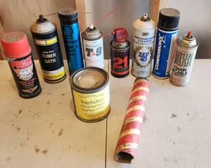 lot 723 image: Lot of Chain Lube, Wax, Zep 40 plus more