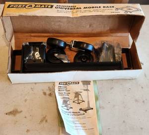 lot 730 image: PORT A MATE Adjustable Universal  Mobil base NEW