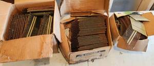 lot 738 image: Large lot of Nail Clips for Nail Gun