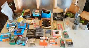 lot 755 image: HUGE Lot of Nails, Screws & Staples