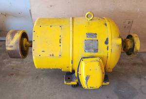 lot 7 image: WOUND INDUCTION Roto Motor Electric Crane Motor 25 HP
