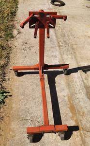 lot 775 image: Engine Stand on Wheels Not Complete