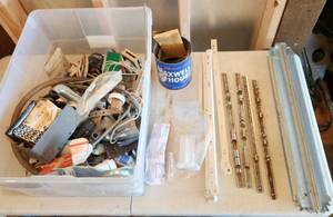 lot 778 image: 24 Poultry Feeder, Socket Clips, Drawer Brackets, Misc Plumbing