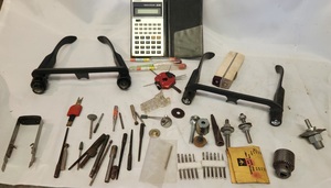 lot 100 image: Carving Tools, Lighted Eye Glasses, Thermometers