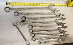 lot 122 image: Vintage TRUECRAFT Combination Wrench Lot