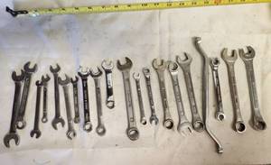 lot 132 image: Large Lot of Metric Wrenches