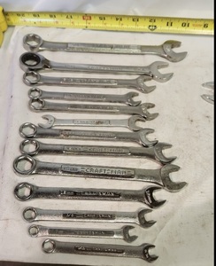 lot 137 image: VERY NICE LOT of Craftsman Wrenches