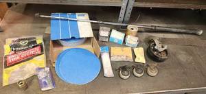 lot 282 image: Norton Sanding Pads, Hardware, collapsible Rod
