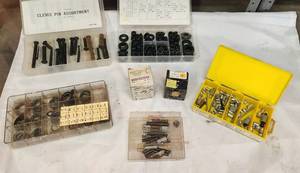 lot 304 image: Clevis Pin Assortment Rubber Grommet Set Washers
