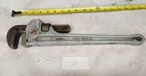 lot 322 image: Pittsburgh Pipe Wrench