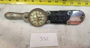 lot 332 image: VINTAGE SNAP ON TORQ METER