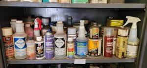 lot 351 image: Misc Paint, Prepping, Garage Chemicals