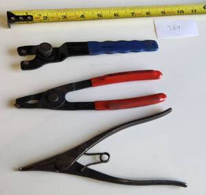 lot 364 image: Pliers & Wrench Lot