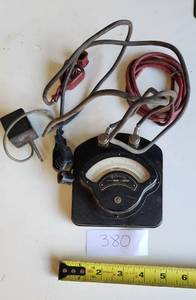lot 380 image: Antique Weston Volt Ammeter