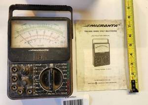 lot 393 image: Micranta ohm Volt Multimeter