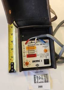 lot 398 image: AEMC 3 Phase Sequence  Voltage  Continuity Tester