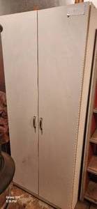 lot 757 image: White Garage Cabinet 723021