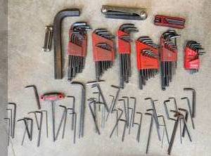lot 171 image: Hex Keys, Allen Wrenches Lot