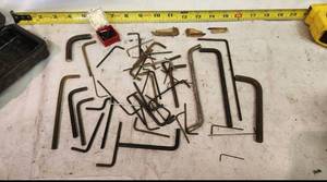 lot 175 image: Hex Allen Key Lot