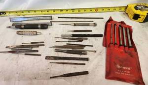 lot 154 image: Starrett Drive Pin Punches 