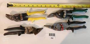 lot 450 image: Matco TS-1, Tin Snips, WISS, Craftsman