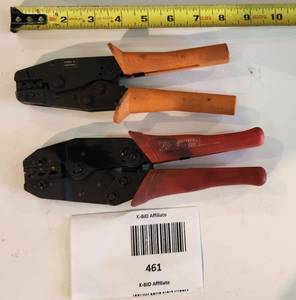 lot 461 image: Central Forge Ratcheting Crimping Tool- Germany 