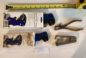 lot 472 image: Wire Stripper Lot
