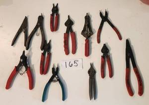 lot 165 image: Snap Ring Pliers Lot
