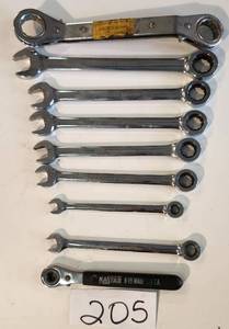 lot 205 image: LARGE LOT of Wrenches