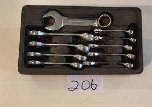 lot 206 image: Gear Wrench Standard Wrench set Stubby