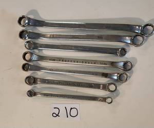 lot 210 image: Misc Brands  of box end Wrenches