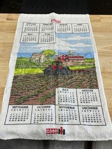 lot 42 image: Vintage CASE Cloth Calandar