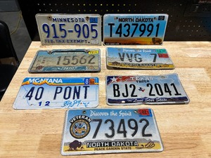 lot 80 image: Collectible License Plates