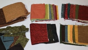 lot 44 image: Fabric Wool Woolies By Bonnie Sullivan & Maywood Studios, Holly Taylor for Moda, Adrienne Yorinks for Lyndhurst Etc