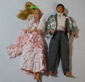 lot 56 image: Mattel Barbie Doll 1966 Philippines Ken 1958 Malaysia