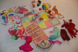 lot 54 image: Barbie & Midge Swimwear, Hair Care, Beach Water Sports Toys Etc