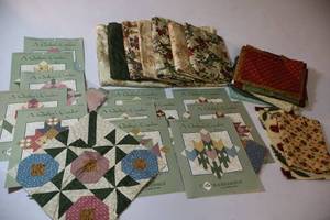 lot 91 image: A Quilters Garden Thimbleberries By Lynette Jensen Project Kit, Fabric & Pattern